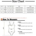 thumbnail image 3 of Babysbule Swimsuits for Women Women's Swimwear Two Piece Bikini Set Puff Sleeves High Waist Swimsuit Swimsuit Bandeau Bikini Padded, 3 of 7