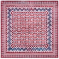 thumbnail image 2 of SAFAVIEH Brentwood Dory Geometric Area Rug, Red/Ivory, 6'7" x 6'7" Square, 2 of 14