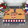 thumbnail image 2 of SIfdSeng Custom Last Name Doormat for 4th of July Patriotic Front Door Welcome Mat with and Design, 2 of 8