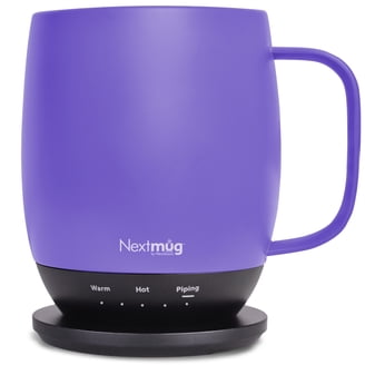 Nextmug - Temperature-Controlled, Self-Heating Coffee Mug (Almond - 14 oz.)  - Walmart.com