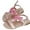 Pink Bow, variant on Starbay Little Kids Strappy Sandals in Coral