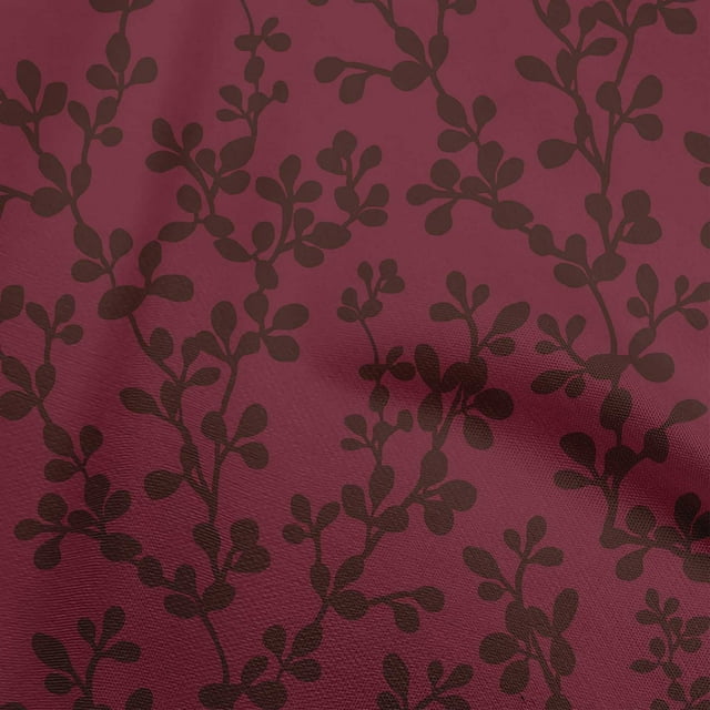 oneOone Cotton Poplin Dark Magenta Fabric Asian Sewing Craft Projects Fabric Prints By Yard 42 Inch Wide