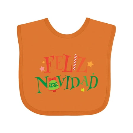 

Inktastic Feliz Navidad Christmas Gift Baby Boy or Baby Girl Bib