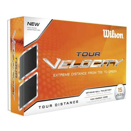 Wilson Tour Velocity Golf Balls, 12 Pack