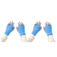 thumbnail image 1 of Kearding Guantes sin dedos de tela otoño hombres mujeres a prueba de viento calefacción eléctrica desmontable interior mitones protector de Azul 2Conjunto, 1 of 6