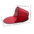 thumbnail image 3 of FHLFN717 Pop up Beach Tent Sun Shelter, Portable Foldable 1-Person Beach Shade, UPF Protection for Picnics, Fishing, Gardening & Rest, 3 of 6