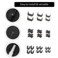 thumbnail image 3 of Kit de reparación de cremalleras Haraqi, 105 piezas #3 #5 #8 con alicates, 3 of 7