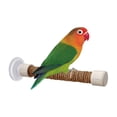 thumbnail image 4 of EDHITNR Small Suction Cup Rope Standing Pole, Natural Jute Perch for Parakeet Cockatiel Bird, 4 of 6