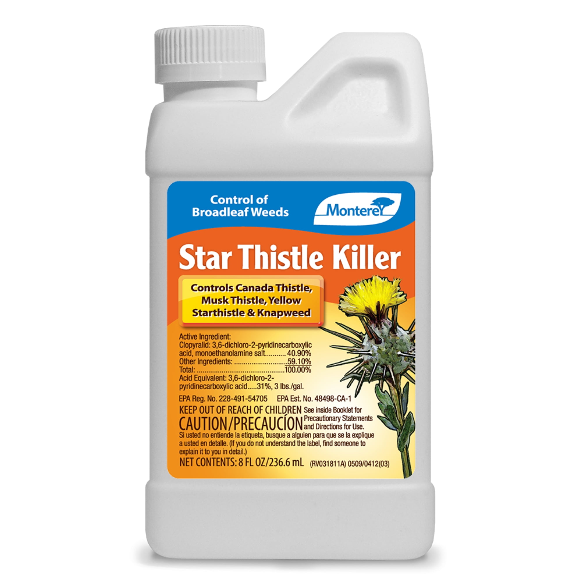 Monterey Star Thistle Killer Liquid Weed Killer Herbicide, 8 Ounce