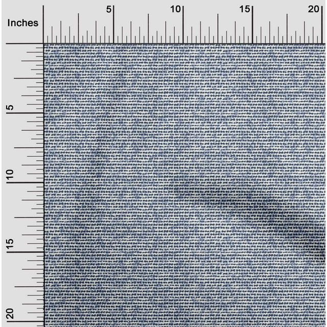 oneOone Cotton Poplin Indigo Blue Fabric Abstract Block Sewing Material Print Fabric By The Yard 56 Inch Wide