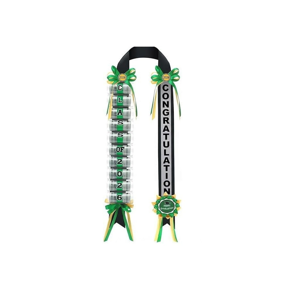 Mosiee Graduation Money Lei Handmade Fabric Present for Students Teachers Friends H