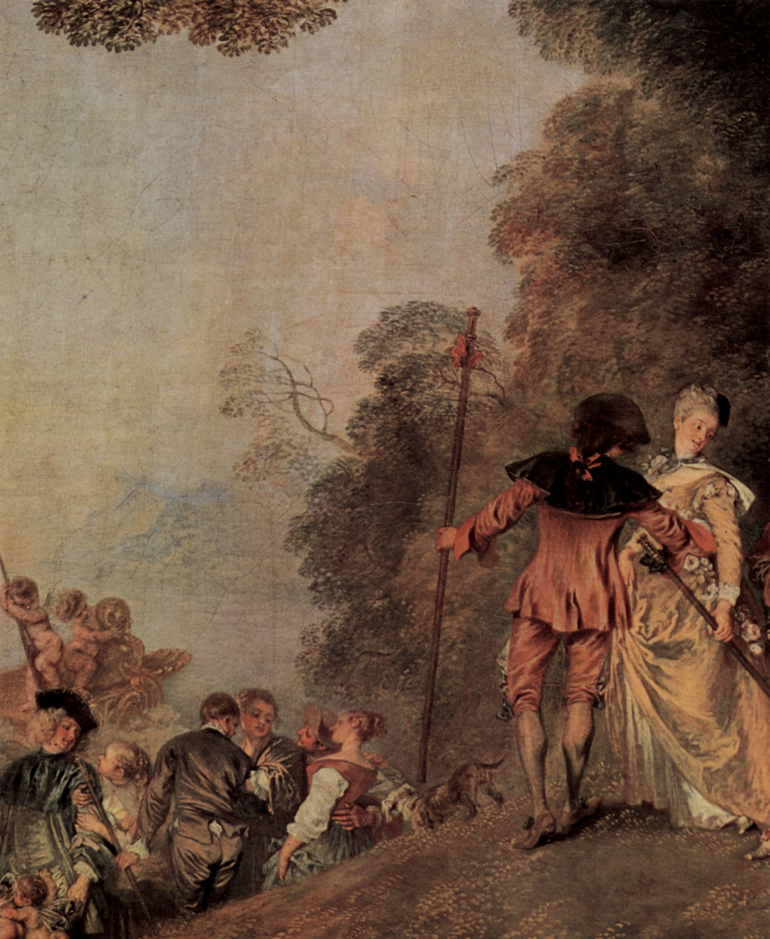Watteau, Antoine Embarkation for Cythere (second version