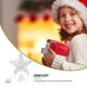 thumbnail image 3 of 1 estrella para copa de árbol de Navidad con cadena de luces, pentagrama, decoración elegante para árbol, 3 of 7