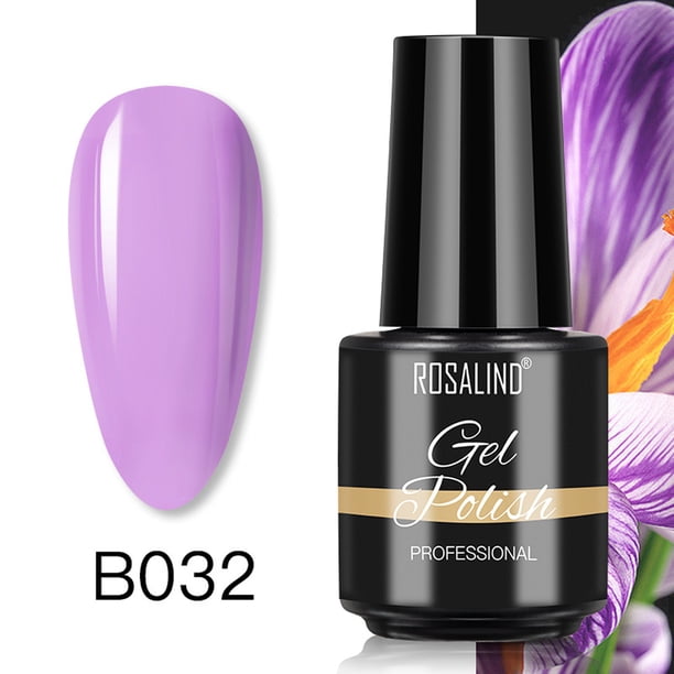 Gel de uñas transparente para esculpir uñas para decoración de uñas ROSALIND 7 ml Esmalte en gel brillante para diseño de uñas con lámpara LED/UV