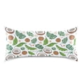 thumbnail image 3 of Beach Coconut Pattern Pillowcase King Size 40''x20'' Satin Double-Sided Print Soft Wrinkle Resistant, 3 of 9
