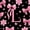 Pink Black L, variant on Erosebridal Pink Bows Girls Twin Comforter Sets,Letter R Monogrammed Bedding Set For Girls Kids,Reversible black,2 Pieces
