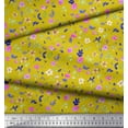thumbnail image 3 of Soimoi Velvet Fabric Flower Watercolor Print Fabric by The Yard 58 Inch Wide, 3 of 3