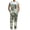 Emerald Green Camo, variant on Camo Overalls for Men Work Utility Coveralls Bibs Romper Jumpsuit with Zipper Fly(Branch Flower Camouflage,3XL)