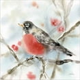thumbnail image 2 of Great Art Now Winter Robin by Katrina Pete, Framed Wall Art, 17.75W x 17.75H, 2 of 3