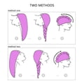 thumbnail image 5 of Paquete de 2 toallas de microfibra para envolver el cabello, turbante de secado rápido, toalla para envolver el cabello suave y súper absorbente, 5 of 5
