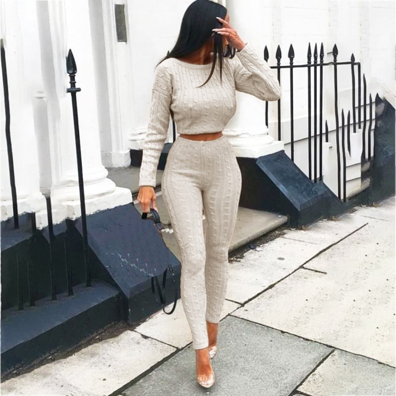 knitted set womens