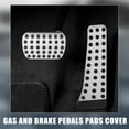 thumbnail image 2 of 2pcs Gas and Brake Pedals Pads Cover Anti-Slip for Mercedes-Benz C E S GLC GLE GLK SLK CLS SL Class Stainless Steel, 2 of 6