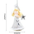 thumbnail image 3 of XWSHYW Adornos Colgantes Vestido de Gasa de Encaje con Colgante de Princesa para Niña, Bonita Muñeca Ángel para Decoración Del Hogar, 3 of 3