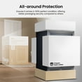 thumbnail image 3 of Yeego 24" Wine Refrigerator Cooler, 52 Bottle Wine Fridge Built-in or Freestanding with Stainless Steel Tempered Glass Door for Home/Office, 3 of 9