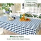 thumbnail image 2 of Mantel Midsummer Breeze Buffalo Plaid 140x220 cm azul marino, 2 of 6
