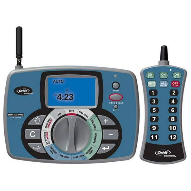 Orbit 91922 12 Station Zone Sprinkler Timer with Remote Control Water