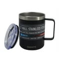 thumbnail image 4 of GRAPHYTE Double Wall Vacuum Insulated Stainless Steel Mugs with Handle and Slider Lid, Black (12oz), 4 of 5