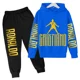 thumbnail image 2 of Conjunto deportivo con capucha y leggings estampados de Ronaldo para primavera y otoño de 2024, conjunto de 2 piezas para niños y niñas, ropa para niñas, ropa para bebés, niños y niñas, 2 of 5