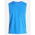 thumbnail image 5 of Athletic Works Men's and Men's Big & Tall Tri-Blend Muscle Tee, Sizes XS-4XLT, 5 of 5