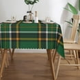 thumbnail image 3 of Rectangle Table Cloth, Irish National Tartan Resistant Washable Tablecloth Decorative Table Cover for Dining, Indoor and Outdoor, 3 of 6