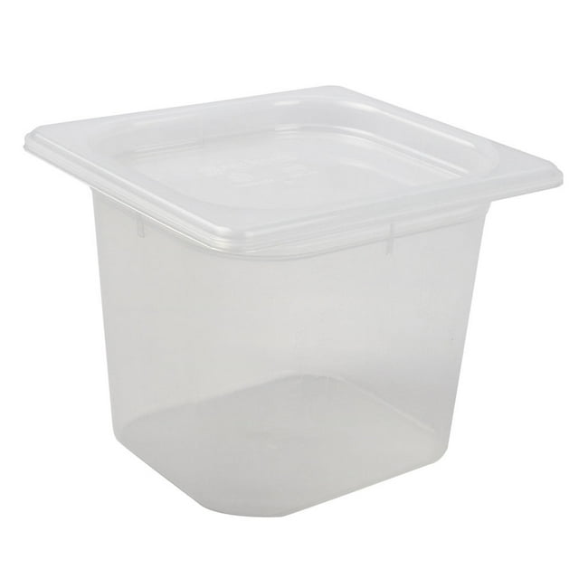 San Jamar MP16 Moule à Aliments ModPan Taille 1/6 avec Couvercle - Empilable, Polypropylène, Transparent