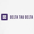 thumbnail image 3 of CafePress - Delta Tau Delta Purple Signature T Shirt - 100% Cotton Ringed T-Shirt, 3 of 4