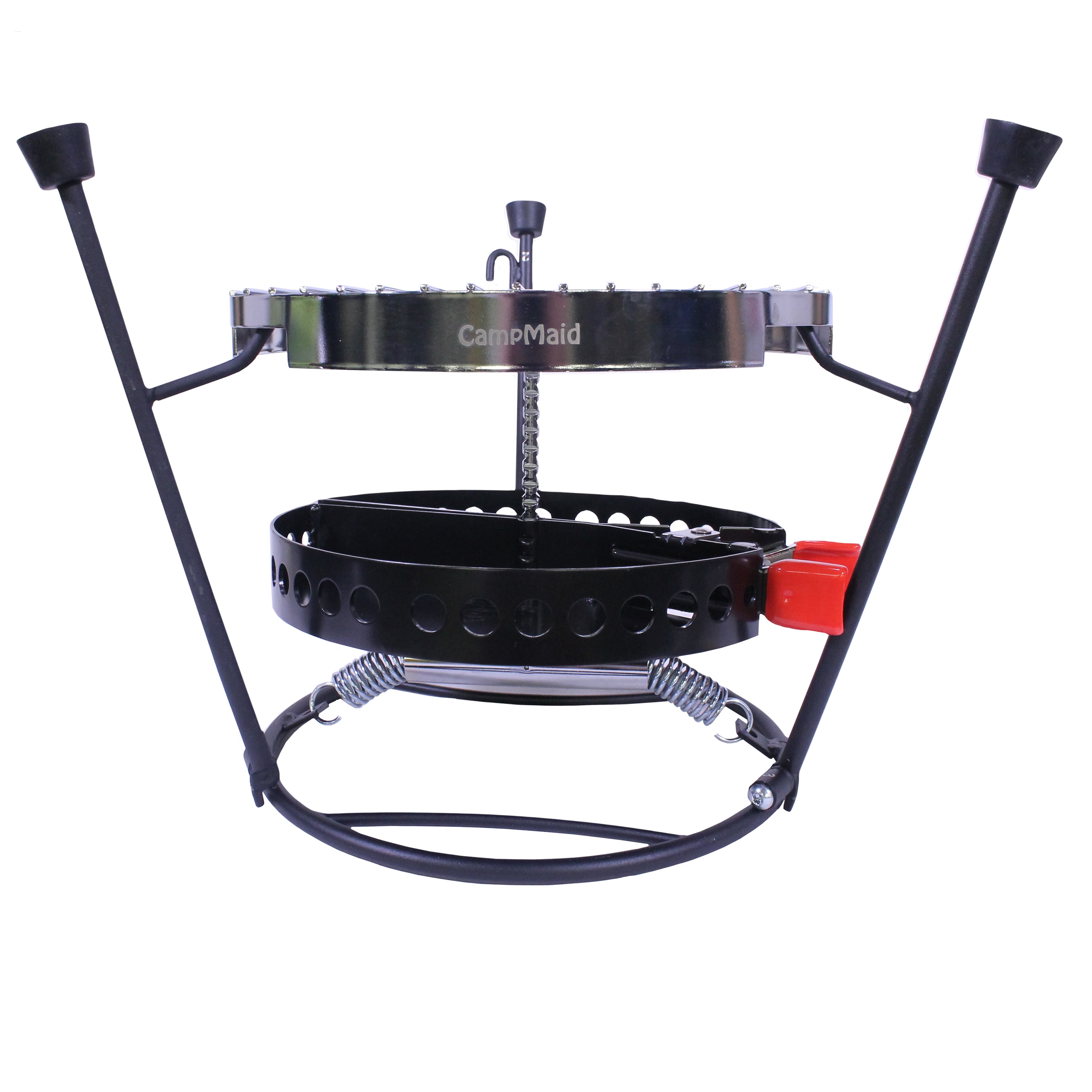 CampMaid 60007 Combo Set 3 Piece Lid Lifter/Charcoal Holder/Flip Grill