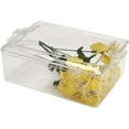 thumbnail image 5 of Pioneer Plastics 195C Clear Rectangular Plastic Container, 10.625" W x 7.625" D x 3.75" H, Pack of 4, 5 of 5