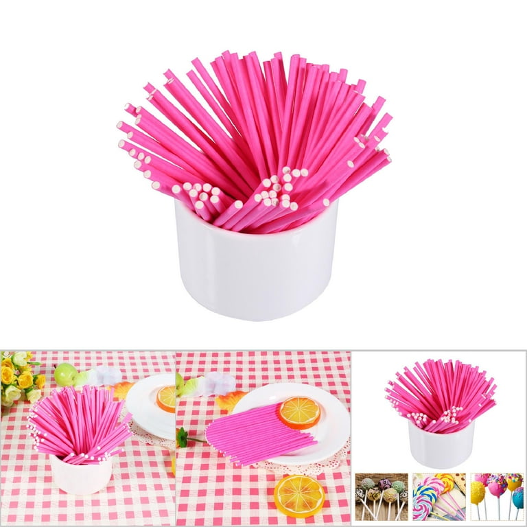 Lollipop Sticks: Pink