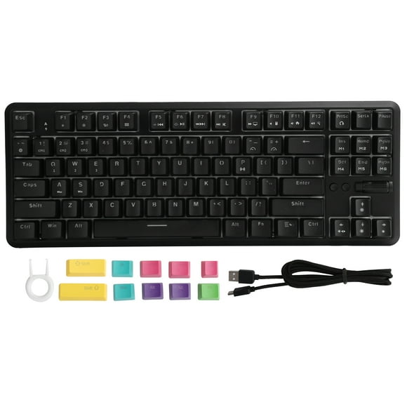 Keys Mechanical Keyboard,Ajazz Mechanical Keyboard K870T Mechanical Keyboard Bluetooth Wired Dual Mode Keyboard Convenient Use