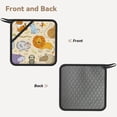 thumbnail image 2 of Sikiie Animals Pot Holders Kitchen Insulation Mats Heat Resistant Pot-Holder Oven Anti-Scald Pads for Cooking Baking, 7.1*7.1inch, 2 of 8