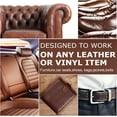 SEISSO Brown Leather Recoloring Balm, Brown Leather Repair Kit for Car