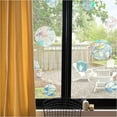 thumbnail image 4 of Dusknt Big Promotion 2 Sizes Large Circle Window Clings Static Rainbow Glass Stickers Window Glass Decals Decorations Non Adhesive Vinyl for Stop Birds(4 Inch/6 Inch), 10Pcs Static Window Film, 4 of 5