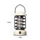thumbnail image 3 of Farol retro portátil para acampar - USB recargable, luz LED regulable para tienda, lámpara colgante impermeable para exteriores, acampada y emergencias, 3 of 9