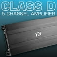 thumbnail image 2 of NVX NDA501 980 Watt RMS N-Series Class D Bridgeable 5-Channel Amplifier (CEA-2006 Compliant) with Bass Remote Knob 980 Watts RMS, 2 of 9