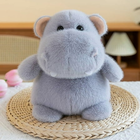 Silly Hippo Plush Toy for Children's Birthday Gift