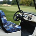 thumbnail image 6 of Pzuqiu 2-Piece Blue Thunderstorm Golf Cart Seat Covers - Breathable Washable Protective Set for Most 2-Seater Golf Carts, 6 of 10