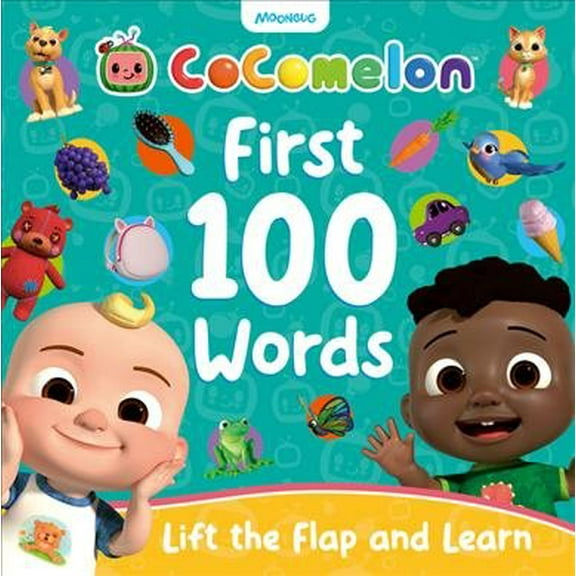 Cocomelon CoComelon First 100 Words Lift-the-Flap Book (Board Book)