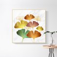 thumbnail image 4 of Cuadros Decorativos Kit de tela de bordado con patrón creativo hoja de Ginkgo Ehuebsd punto de cruz 11CT estampado hilo de Color herramientas, 4 of 9