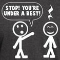 thumbnail image 3 of CafePress - You're Under A Rest Dark T Shirt - Men's Classic Graphic Cotton T-Shirt, 3 of 4